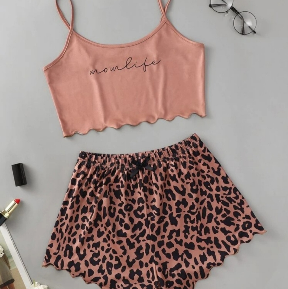 New PJ Set Women's Medium Mom Life